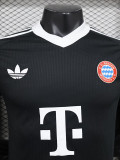 24-25 Bayern Black Goalkeeper Player Version Soccer Jersey