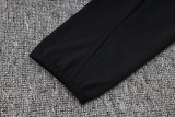 24-25 AD Black Half Pull Tracksuit