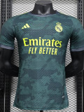24-25 Real Madrid  Green Grey Special Edition Player Version Soccer Jersey