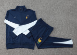 Kids France Jacket + Pants Training Suit Royal 2024