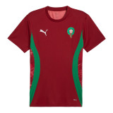 Mens Morocco Pre-Match Burgundy Jersey 2025
