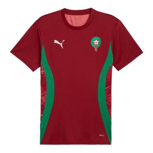 Mens Morocco Pre-Match Burgundy Jersey 2025