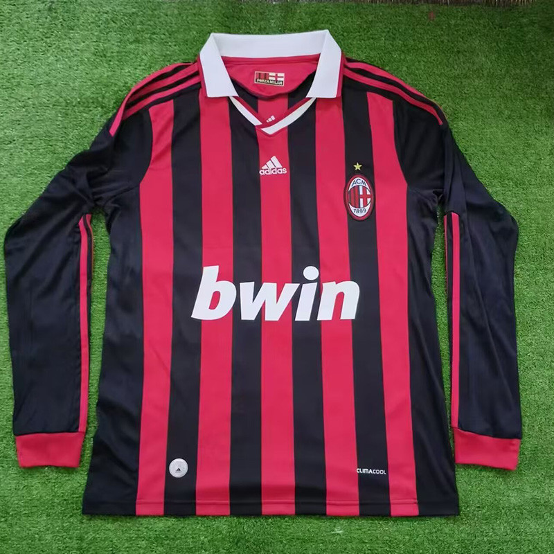 2009-2010 ACM Home Long Sleeve Retro Soccer Jersey