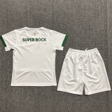 24-25 Sporting Lisbon Away Kids Soccer Jersey