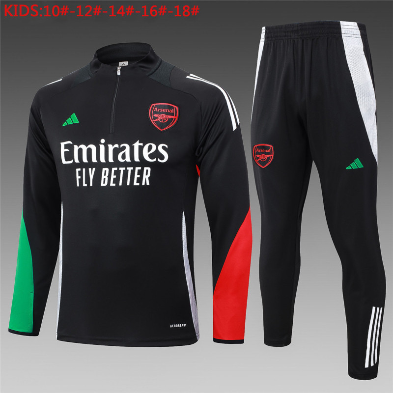 Kids Arsenal Training Suit Black 2024/25