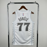 Mens Dallas Mavericks Nike White 2024/25 Swingman Jersey - City Edition