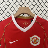 2006-2007 Man Utd Away Kids Retro Soccer Jersey