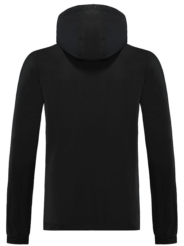 23-24 Flamengo Black Windbreaker (白边）