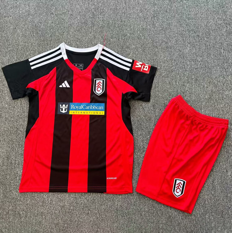 24-25 Fulham Away Kids Soccer Jersey