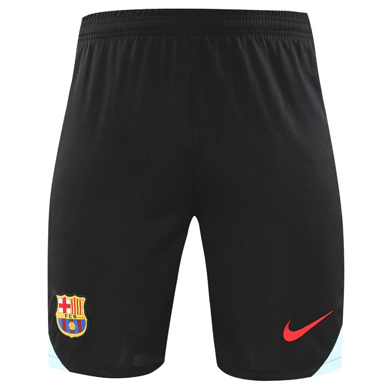 24-25Mens  Barcelona Black Training Shorts Pants