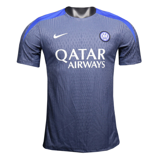 Mens Inter Milan Pre-Match Short Training Authentic Grey Jersey 2024/25 - Match