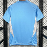 24-25 Mens  Real Madrid Blue GoalKeeper Fans Soccer Jersey