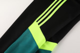 24-25 Man Utd Black Green Jacket Tracksuit #03