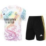 24-25  Real Madrid  White Training Short Suit