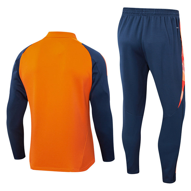 24-25 Man Utd Orange Half Pull Tracksuit