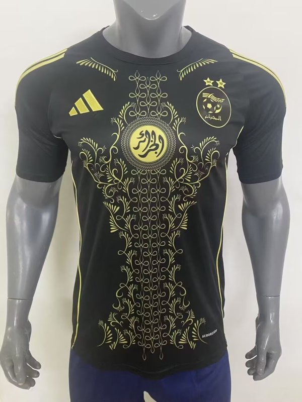Mens Algeria Black Jersey 2024