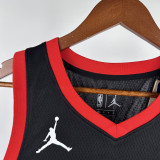 23-24 Rockets SENGUN #28 Black Top Quality Hot Pressing NBA Jersey (Trapeze Edition)