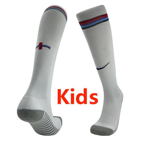 24-25 England Home White Kids Socks