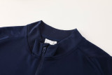 24-25 Ajax Royal blue Half Pull Tracksuit
