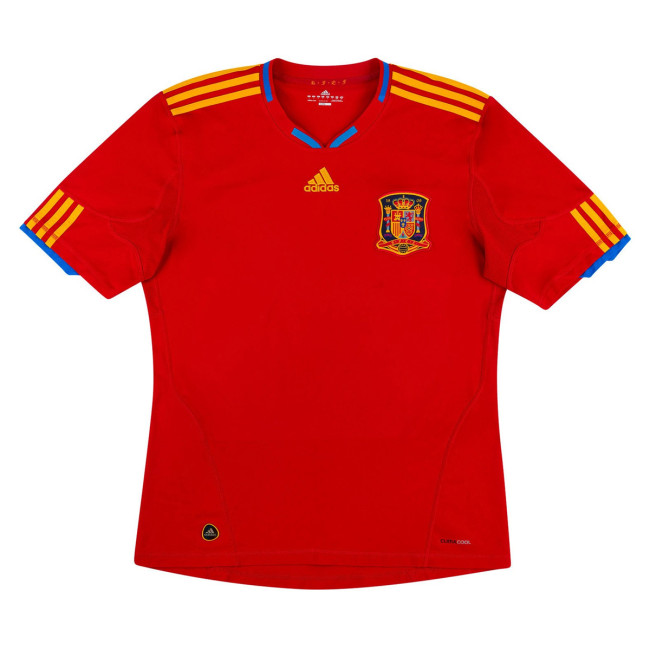 Mens Spain Retro Home Jersey 2010