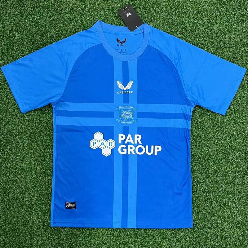 24-25 Preston North End Away Fans Soccer Jersey