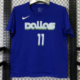 T264 Dallas Mavericks IRVING #11 Blue High Quality Casual T-Shirt