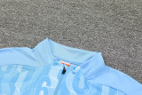 24-25 Man City Light blue Half Pull Tracksuit