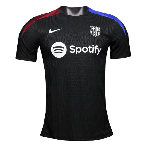 Mens Barcelona Pre-Match Short Training Authentic Black Jersey 2024/25 - Match