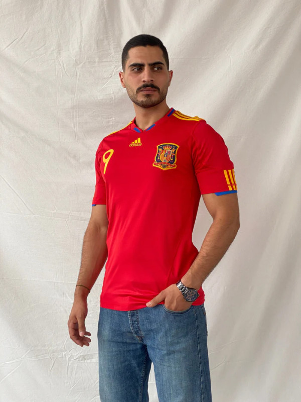 Mens Spain Retro Home Jersey 2010