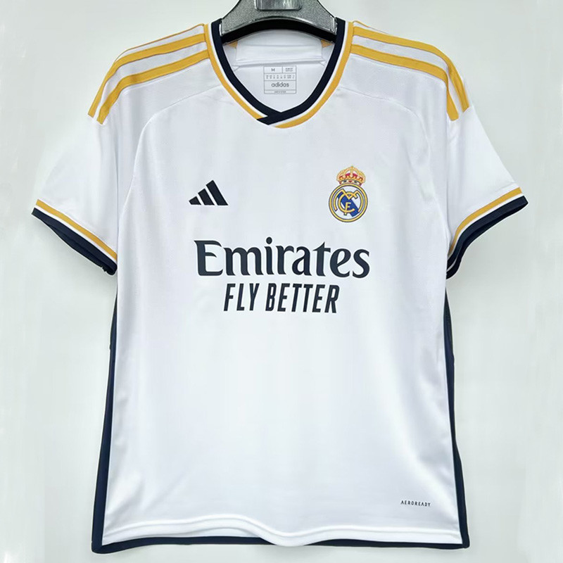 23-24  Real Madrid  Home Fans Soccer Jersey