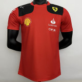 2023 F1 Formula One Ferrari #16 Red Racing Suit (圆领16号)