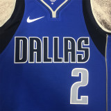 22-23 Dallas Mavericks IRVING #2 Blue Away Top Quality Hot Pressing NBA Jersey
