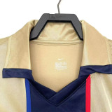 2001-2002 Mens Barcelona Away Retro Soccer Jersey