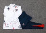 Kids PSG Jacket + Pants Training Suit White 2024/25