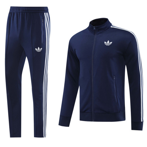 2024 AD Royal Blue Jacket Tracksuit #AJ19