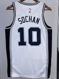 22-23 SA Spurs SOCHAN #10 White Top Quality Hot Pressing NBA Jersey