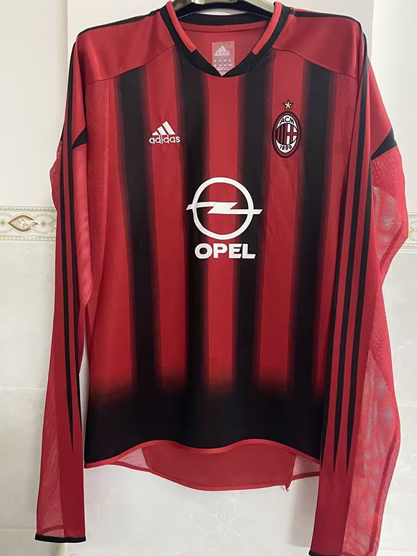2004-2005 ACM Home Long Sleeve Retro Soccer Jersey