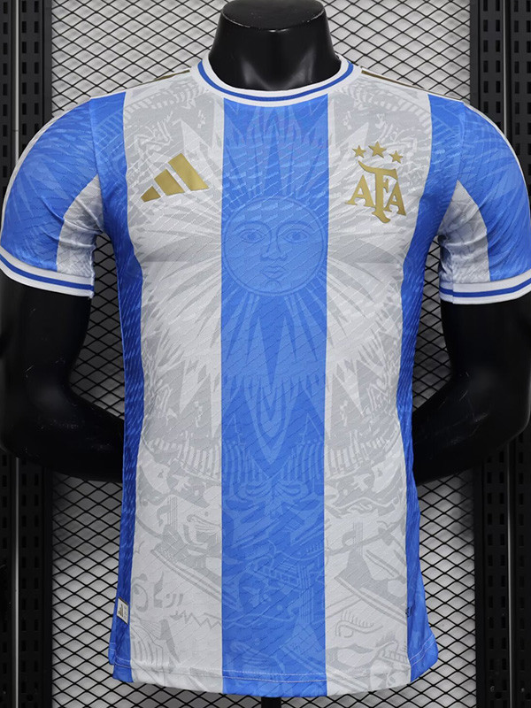 24-25 Argentina Blue White Special Edition Player Version Soccer Jersey
