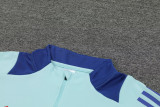 24-25 Spain Light blue Half Pull Tracksuit (半拉链)