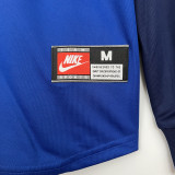 1999  Barcelona Home 100th Anniversary Version Long Sleeve Retro Soccer Jersey