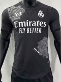 23-24  Real Madrid Y-3 Black Player Version Soccer Jersey