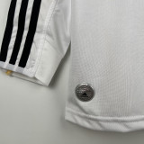 2009-2010 Real Madrid  Home Long Sleeve Retro Soccer Jersey