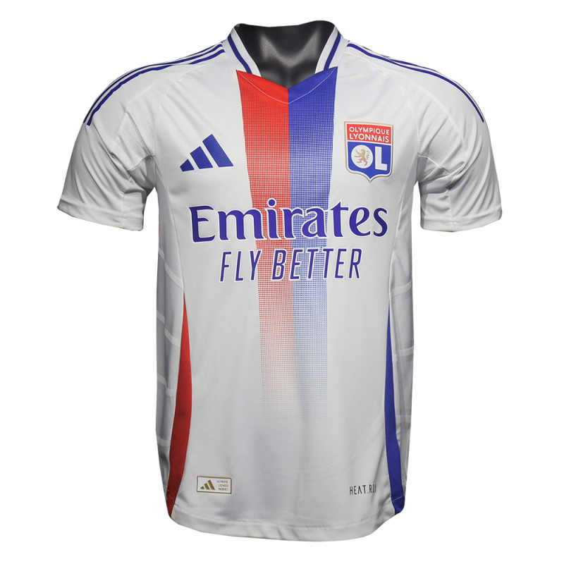 Mens Olympique Lyonnais Home Authentic Jersey 2024/25 - Match