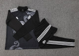 Kids Real Madrid Training Suit Black Dragon 2024/25