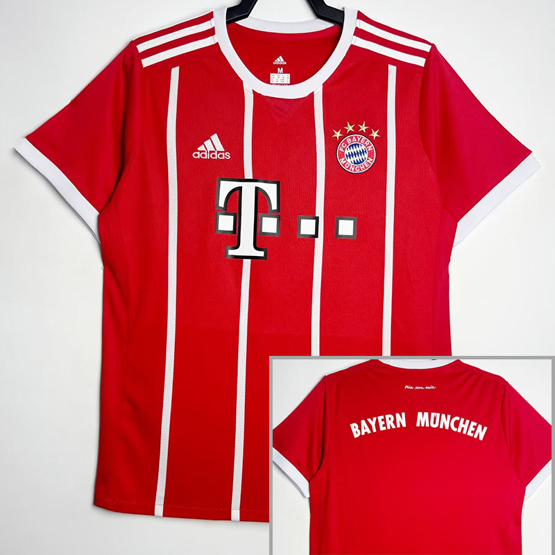 2017-2018 Bayern Home Retro Soccer Jersey