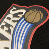 1998 76ERS IVERSON #3 Black Retro Top Quality Hot Pressing NBA Jersey