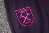 24-25 West Ham Purple Half Pull Tracksuit