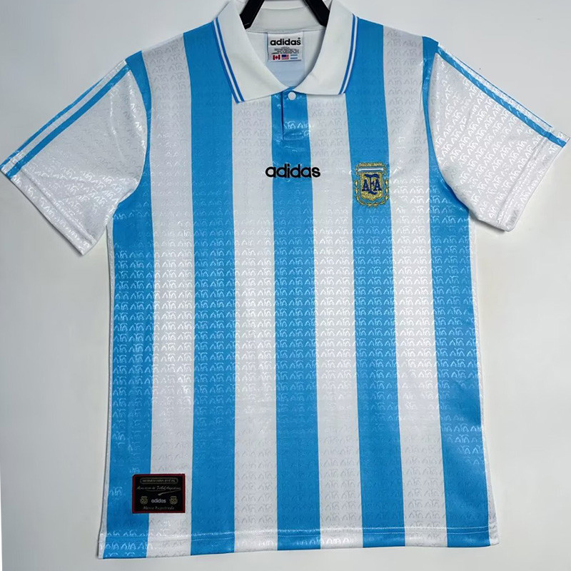 1994 Argentina Home Retro Soccer Jersey