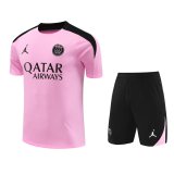 Mens PSG x Jordan Short Training Suit Pink 2024/25