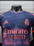 24-25 Real Madrid Black Pink Special Edition Player Version Soccer Jersey